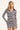 Perfect Stranger Bettina Knit Mid Rise Skort Brown Stripe