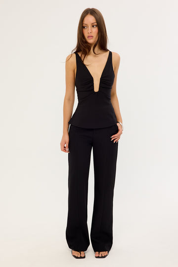 Perfect Stranger Maisie Recycled High Rise Pant Black