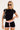 Neovision Blessed Intarsia Knit Mini Short Black