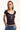 Thrills Heritage Track V Neck Club Tee Aubergine