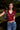 Worship Sideline Lace Baby Polo Tee Deep Cherry