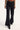 Worship Drop Kick Flare Jean Black Rinse