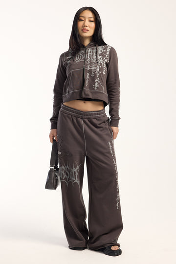 Worship Manic Baggy Joggers Ember Black