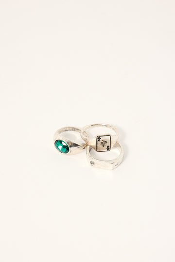Neovision Gambit Ring 3 Pack Silver