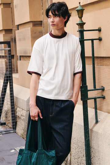 Common Need Sculpt Heavyweight Cropped Tee Off White