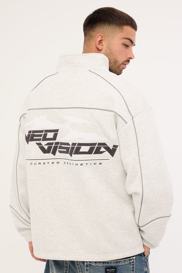 Neovision Drifter Elastic Quarter Zip Crew Snow Marle