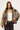 Neovision Cast Hooded Zip Through Faux Fur Jacket Light Brown