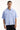 Worship Morality Box Crop Short Sleeve Work Shirt Light Blue