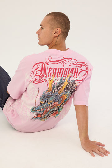 Neovision Yokai Oversize Super Heavy Tee Candy Pink
