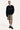 Thrills Into The Void Oversize Box Crop Crew Knit Black