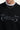 Thrills Into The Void Oversize Box Crop Crew Knit Black