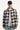 Thrills Stagger Cropped Flannel Jacket Black