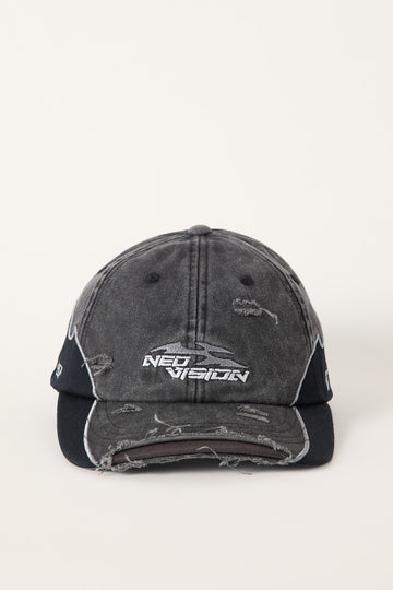 Neovision Drifter Distressed Dad Cap Black