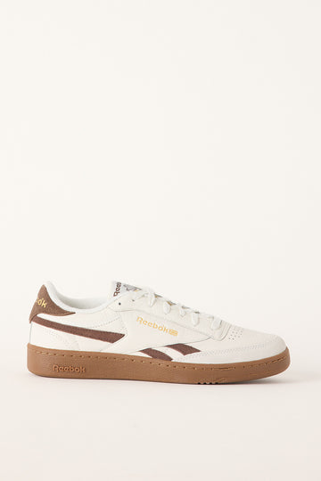 Reebok Mens Club C Revenge Sneaker Garment/Gold/Gum