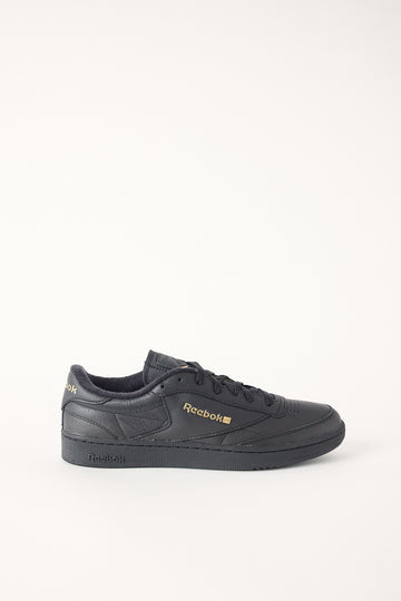 Reebok Mens Club C Sneaker Black Garment/Gold
