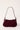 Peta + Jain Glinda Mini Shoulder Bag Berry Suede