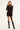 Luck & Trouble Elsa Long Sleeve Recycled Mini Dress Chocolate