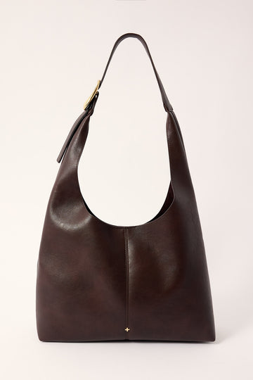 Peta + Jain Kismet Hobo Bag with Pouch Grainy Brown