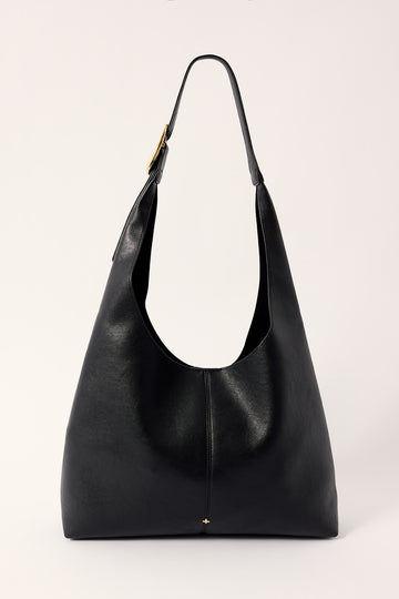 Peta + Jain Kismet Hobo Bag With Pouch Grainy Black