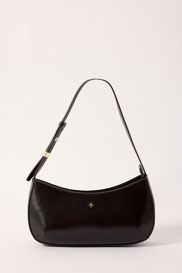 Peta + Jain Embrace Shoulder Bag Choc Smooth