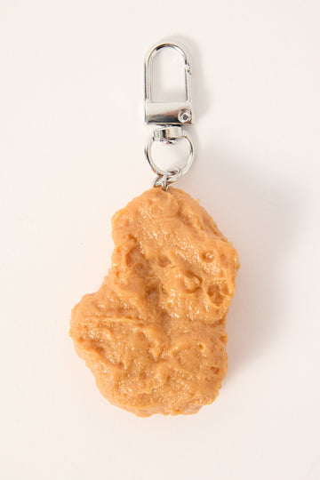 Token Chicken Nugget Keyring Brown