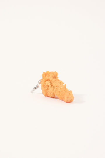 Token Fried Chicken Keyring Brown
