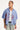 Worship Cherub Crop Box Short Sleeve Shirt Blue Stripe