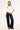Motel Low Rise Parallel Jean Indigo Contrast Stitch