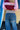 Rusty Flip Mommy Low Rise Tapeless Denim Jean BLASTED DEEP SEA BLUE/RED