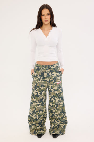 Neovision Vanish Camo Straight Leg Trackpant Camo