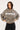 Neovision Predator Cropped Oversized Hoodie Leopard