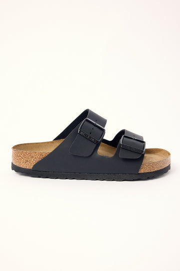 Birkenstock Womens Arizona Birko-Flor Soft Footbed Regular Black