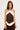 Luck & Trouble Rosa Satin Halter Tie Top Brown