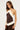 Luck & Trouble Rosa Satin Halter Tie Top Brown