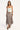 Luck & Trouble Rocco Asymmetrical Check Midi Skirt Brown Check
