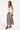 Luck & Trouble Rocco Asymmetrical Check Midi Skirt Brown Check