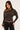 Luck & Trouble Asta Cinched Waist Long Sleeve T-shirt Brown