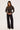 Luck & Trouble Asta Cinched Waist Long Sleeve T-shirt Brown