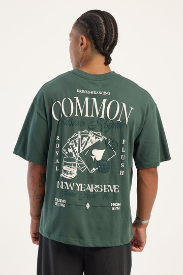 Common Need Royale Heavyweight Easy Tee Field Green