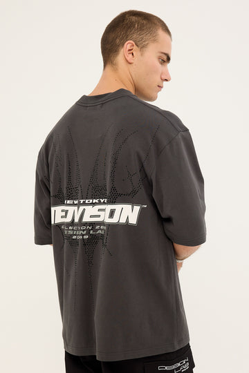 Neovision Brimstone Street Super Heavy Tee Asphalt