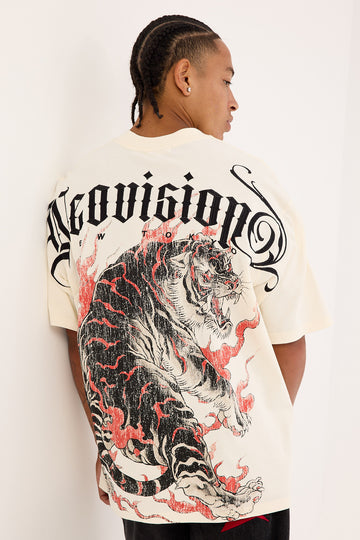 Neovision Savage Oversize Super Heavy Tee Cloud White