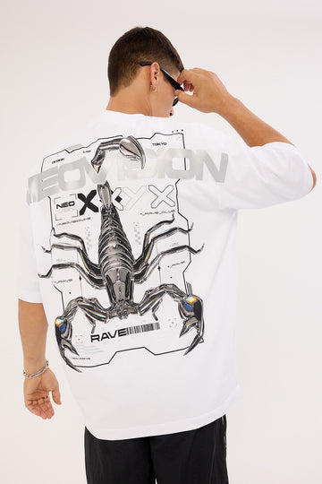 Neovision Scythe Oversize Super Heavy Tee White