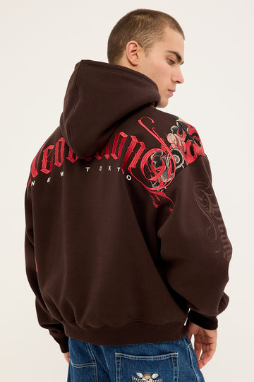 Neovision Duality Urban Hoodie Coffee Brown