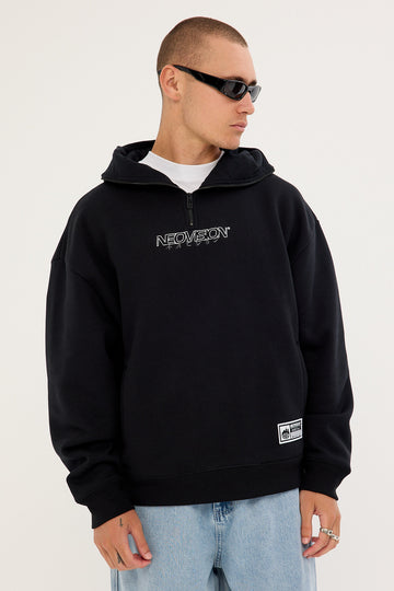 Neovision Thrash Masked Street Hoodie Black