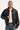 Neovision Cast PU Leather Zip Through Jacket Washed Black