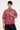 Neovision Distortion Oversize Cropped Shirt Washed Red/White Check