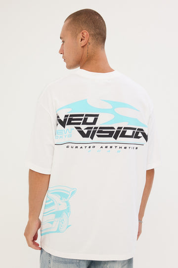 Neovision Drifter Oversize Super Heavy Tee White