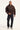 Common Need Riverton Quarter Zip Sherpa Jacket Dark Brown
