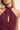 Perfect Stranger Ember Halter Maxi Dress Plum