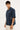 Common Need Stem Boxy Cropped Resort Shirt Navy